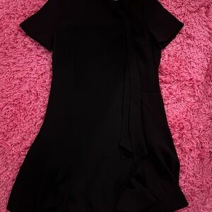 CeCe Black Midi Dress